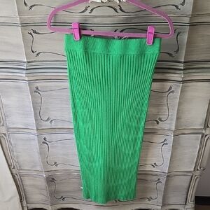 A New Day Vibrant Green Pencil Skirt